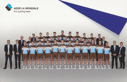 2020 AG2R La Mondiale #NNO Team Photo Front